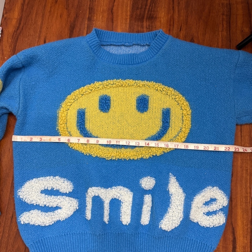 Smile Vintage Sweater 90s - Picture 5 of 7